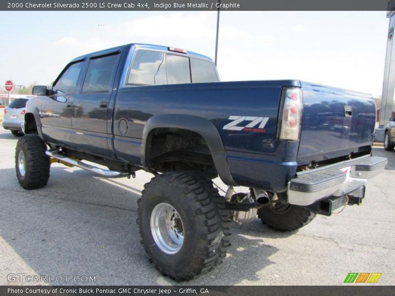 Indigo Blue Metallic / Graphite 2000 Chevrolet Silverado 2500 LS Crew Cab 4x4