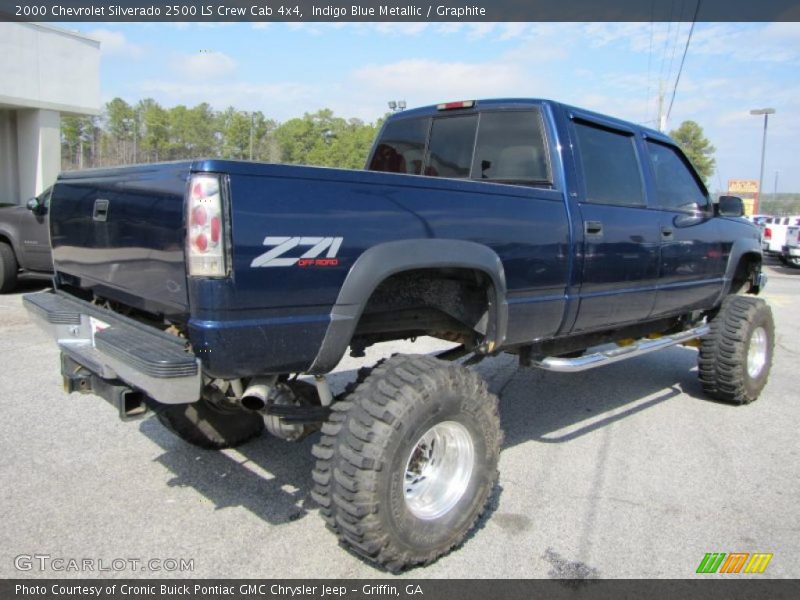 Indigo Blue Metallic / Graphite 2000 Chevrolet Silverado 2500 LS Crew Cab 4x4