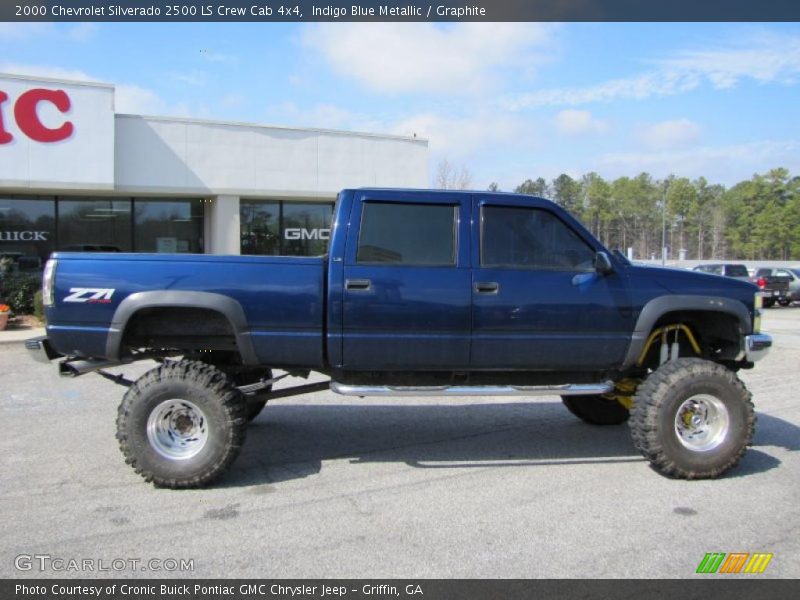 Indigo Blue Metallic / Graphite 2000 Chevrolet Silverado 2500 LS Crew Cab 4x4