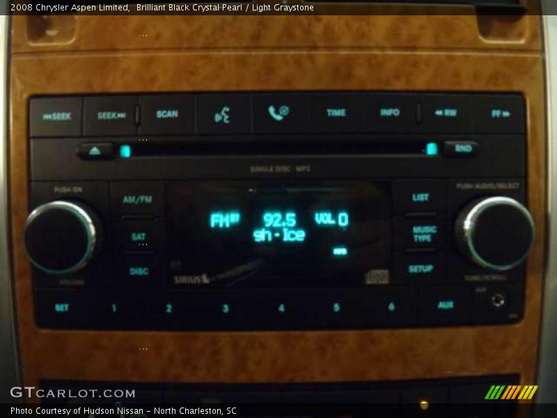 Brilliant Black Crystal Pearl / Light Graystone 2008 Chrysler Aspen Limited