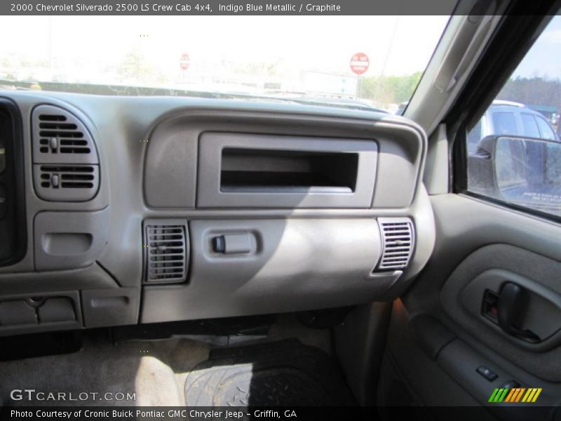 Indigo Blue Metallic / Graphite 2000 Chevrolet Silverado 2500 LS Crew Cab 4x4