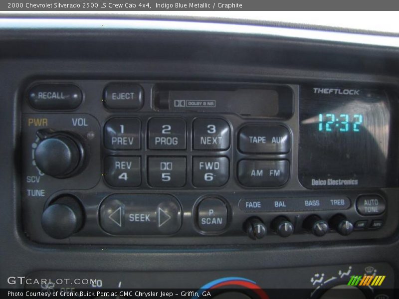 Indigo Blue Metallic / Graphite 2000 Chevrolet Silverado 2500 LS Crew Cab 4x4