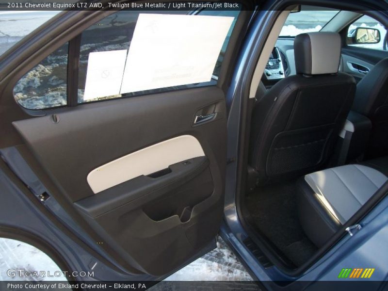 Twilight Blue Metallic / Light Titanium/Jet Black 2011 Chevrolet Equinox LTZ AWD