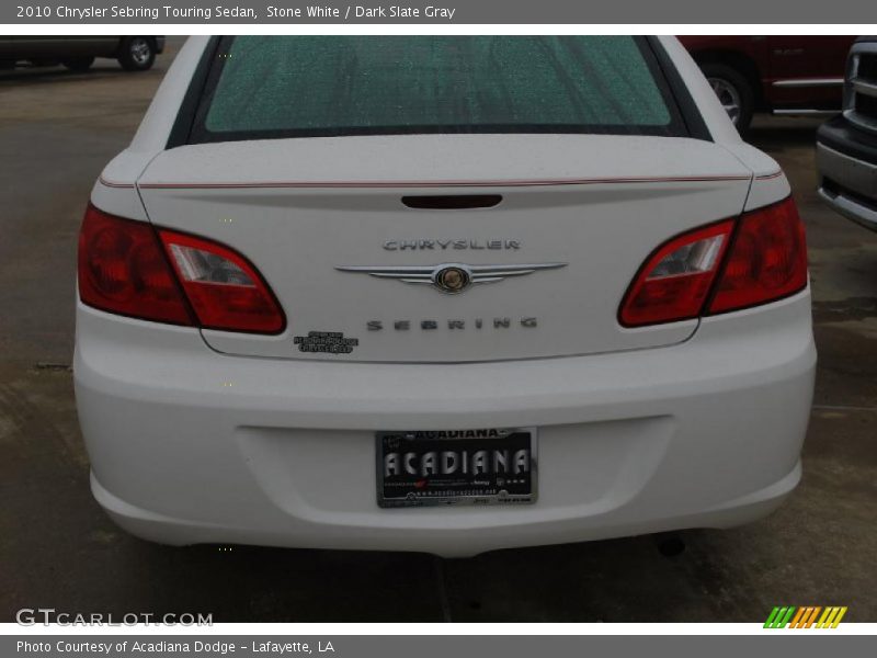Stone White / Dark Slate Gray 2010 Chrysler Sebring Touring Sedan