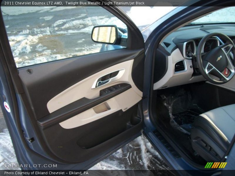  2011 Equinox LTZ AWD Light Titanium/Jet Black Interior
