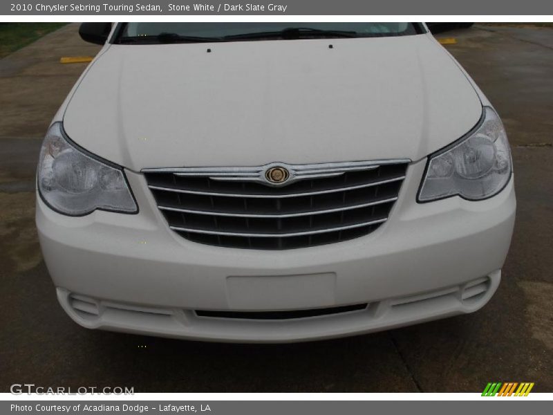 Stone White / Dark Slate Gray 2010 Chrysler Sebring Touring Sedan