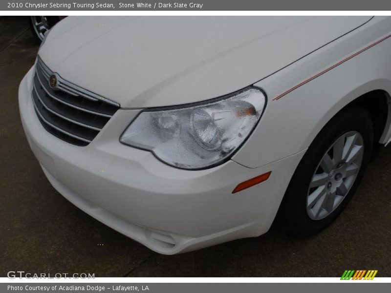 Stone White / Dark Slate Gray 2010 Chrysler Sebring Touring Sedan