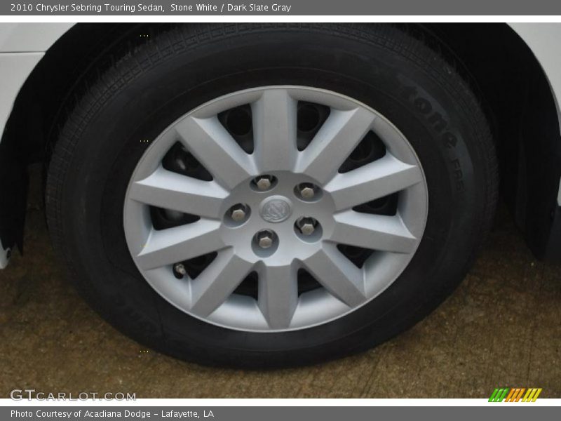Stone White / Dark Slate Gray 2010 Chrysler Sebring Touring Sedan