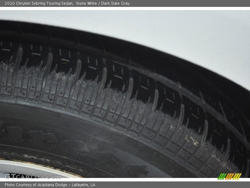 Stone White / Dark Slate Gray 2010 Chrysler Sebring Touring Sedan