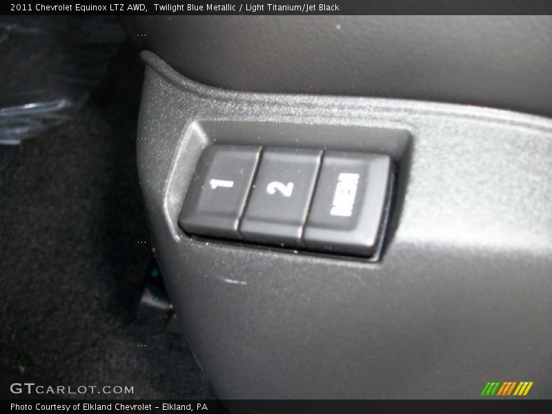 Twilight Blue Metallic / Light Titanium/Jet Black 2011 Chevrolet Equinox LTZ AWD