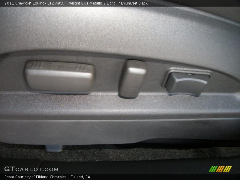 Twilight Blue Metallic / Light Titanium/Jet Black 2011 Chevrolet Equinox LTZ AWD