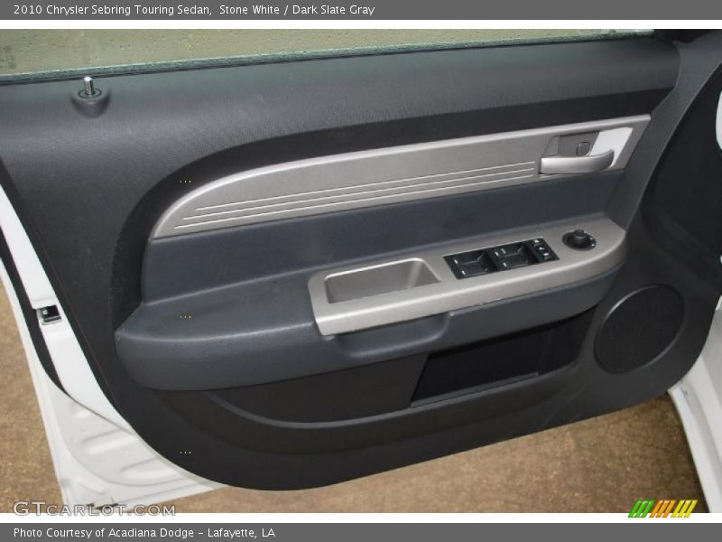 Stone White / Dark Slate Gray 2010 Chrysler Sebring Touring Sedan