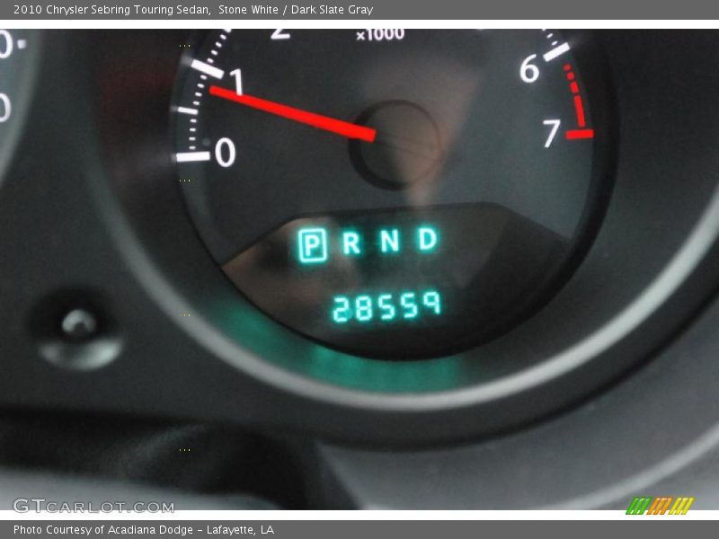 Stone White / Dark Slate Gray 2010 Chrysler Sebring Touring Sedan