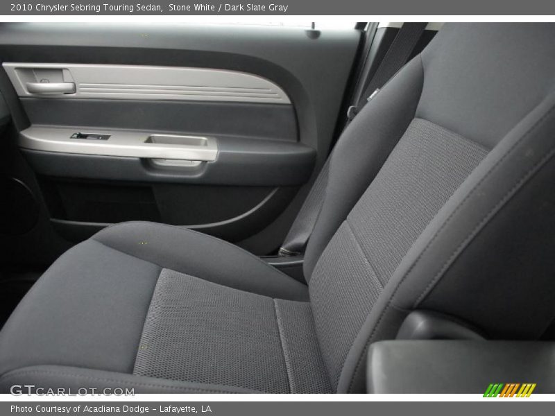 Stone White / Dark Slate Gray 2010 Chrysler Sebring Touring Sedan
