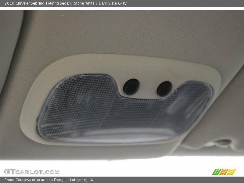 Stone White / Dark Slate Gray 2010 Chrysler Sebring Touring Sedan