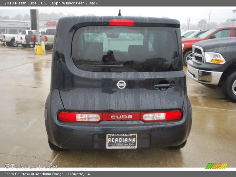 Sapphire Black Pearl / Black 2010 Nissan Cube 1.8 S
