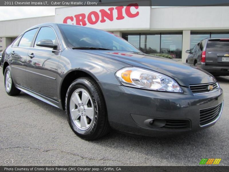 Cyber Gray Metallic / Ebony 2011 Chevrolet Impala LT