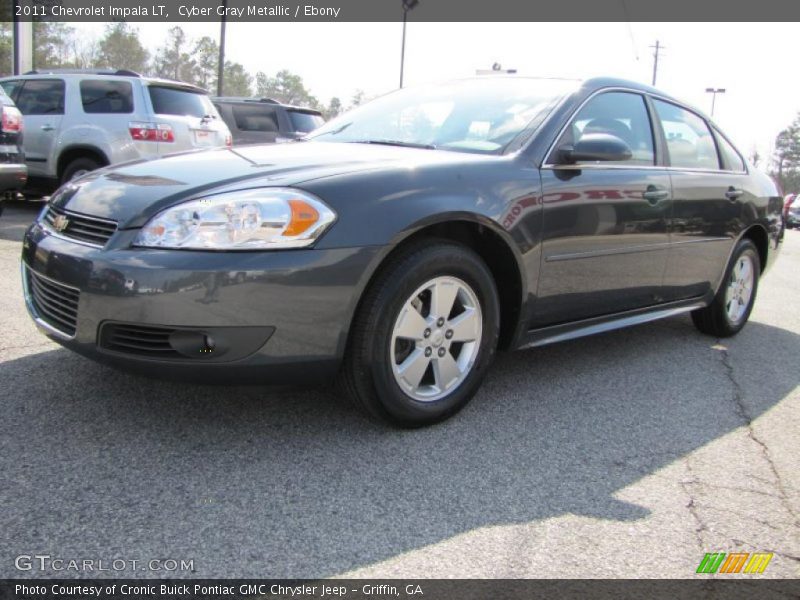 Cyber Gray Metallic / Ebony 2011 Chevrolet Impala LT