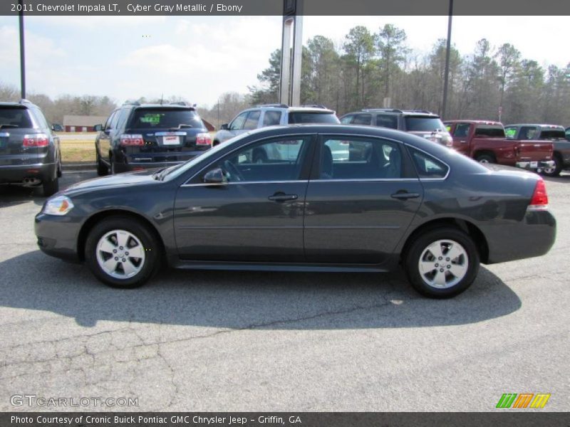 Cyber Gray Metallic / Ebony 2011 Chevrolet Impala LT
