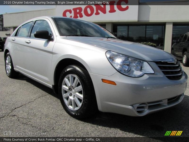 Bright Silver Metallic / Dark Slate Gray 2010 Chrysler Sebring Touring Sedan