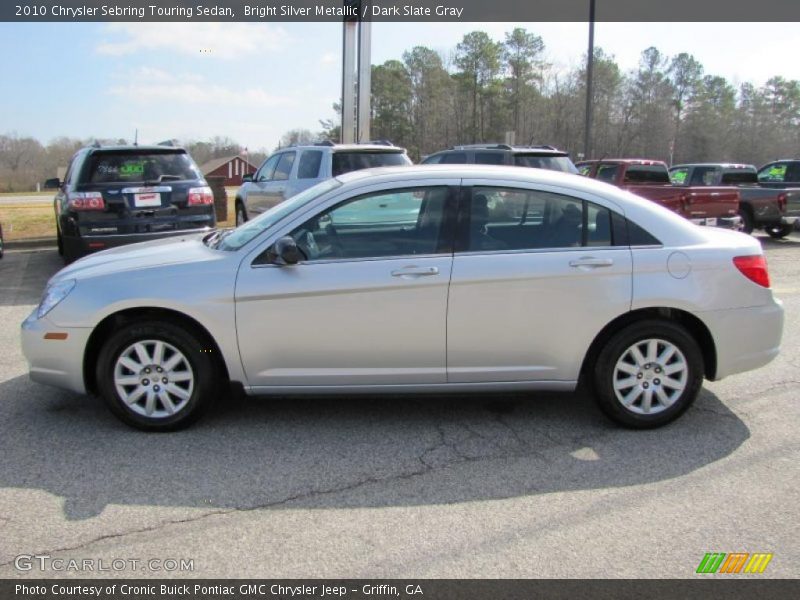 Bright Silver Metallic / Dark Slate Gray 2010 Chrysler Sebring Touring Sedan