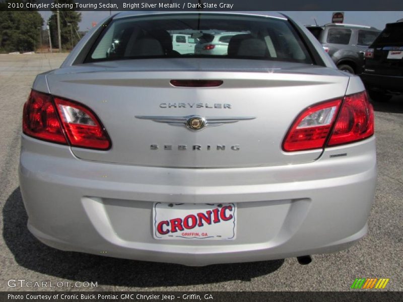 Bright Silver Metallic / Dark Slate Gray 2010 Chrysler Sebring Touring Sedan