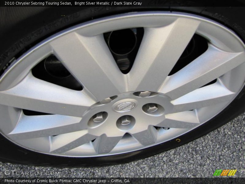 Bright Silver Metallic / Dark Slate Gray 2010 Chrysler Sebring Touring Sedan