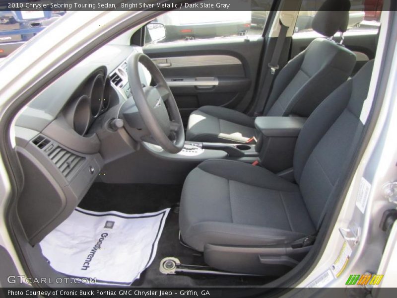 Bright Silver Metallic / Dark Slate Gray 2010 Chrysler Sebring Touring Sedan