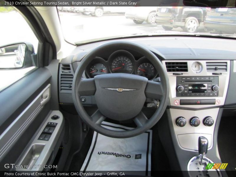 Bright Silver Metallic / Dark Slate Gray 2010 Chrysler Sebring Touring Sedan