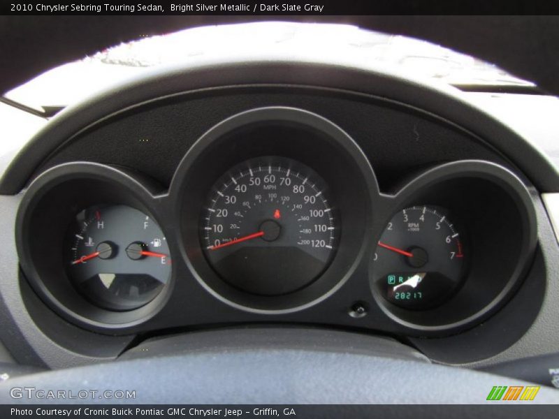 Bright Silver Metallic / Dark Slate Gray 2010 Chrysler Sebring Touring Sedan