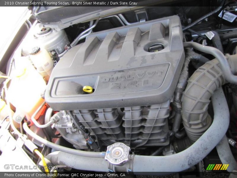 Bright Silver Metallic / Dark Slate Gray 2010 Chrysler Sebring Touring Sedan