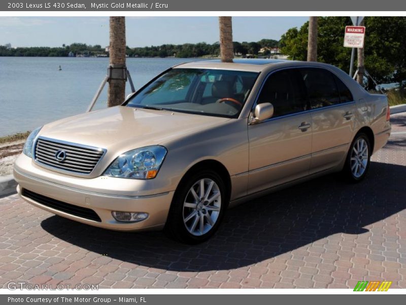 Mystic Gold Metallic / Ecru 2003 Lexus LS 430 Sedan