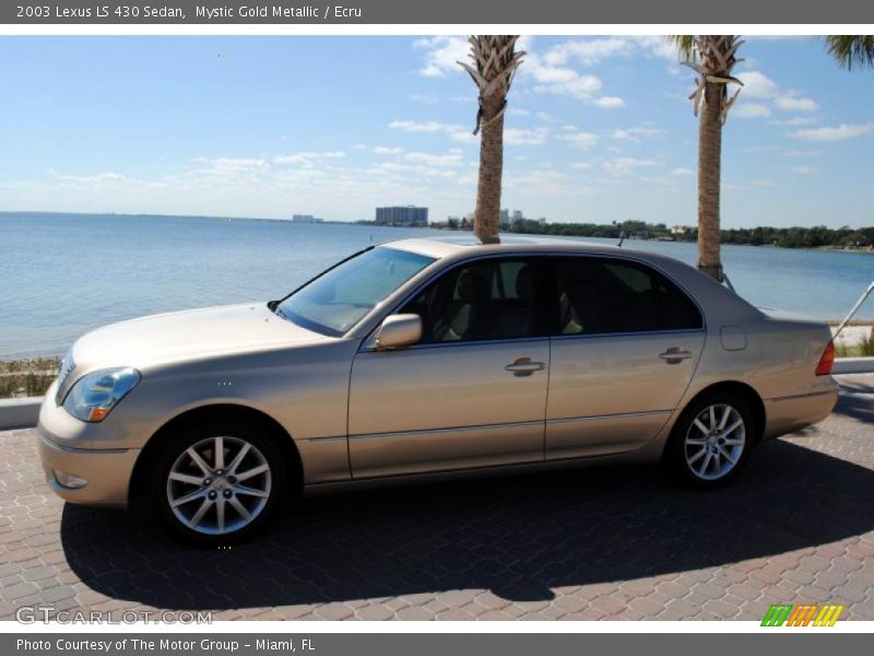 Mystic Gold Metallic / Ecru 2003 Lexus LS 430 Sedan