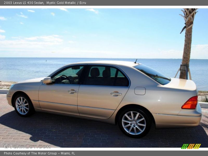 Mystic Gold Metallic / Ecru 2003 Lexus LS 430 Sedan