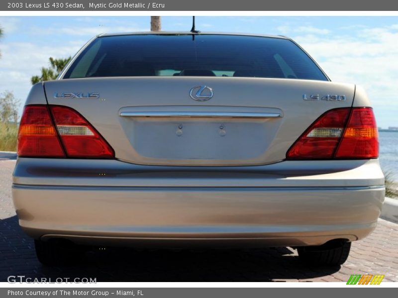 Mystic Gold Metallic / Ecru 2003 Lexus LS 430 Sedan