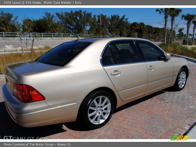 Mystic Gold Metallic / Ecru 2003 Lexus LS 430 Sedan