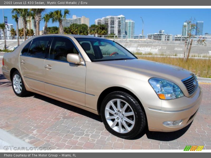 Mystic Gold Metallic / Ecru 2003 Lexus LS 430 Sedan