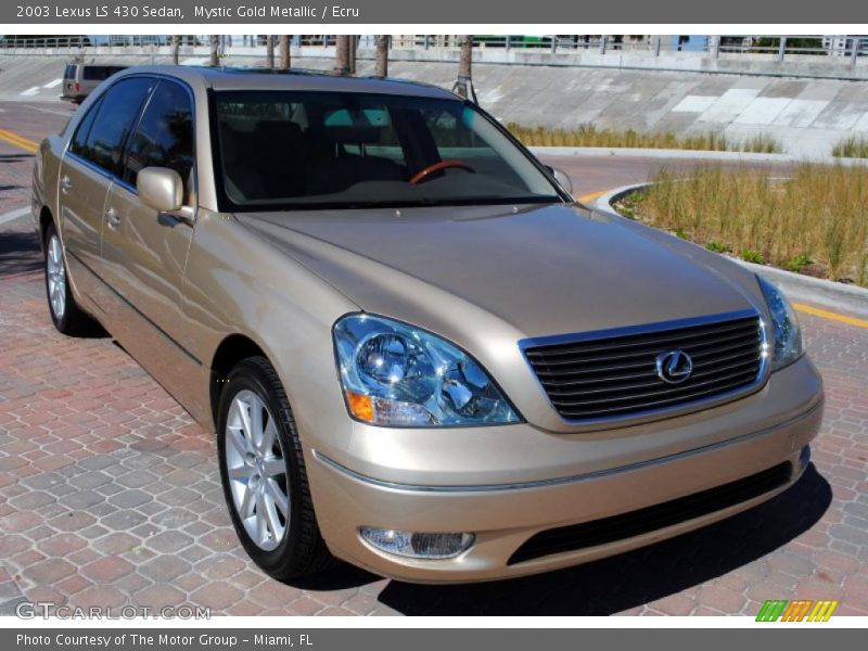 Mystic Gold Metallic / Ecru 2003 Lexus LS 430 Sedan