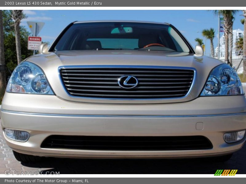 Mystic Gold Metallic / Ecru 2003 Lexus LS 430 Sedan