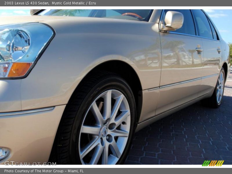 Mystic Gold Metallic / Ecru 2003 Lexus LS 430 Sedan