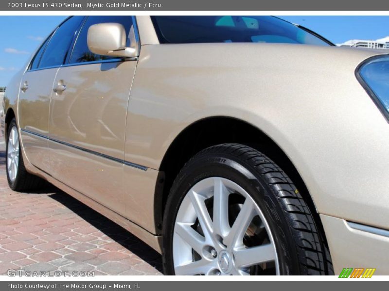 Mystic Gold Metallic / Ecru 2003 Lexus LS 430 Sedan