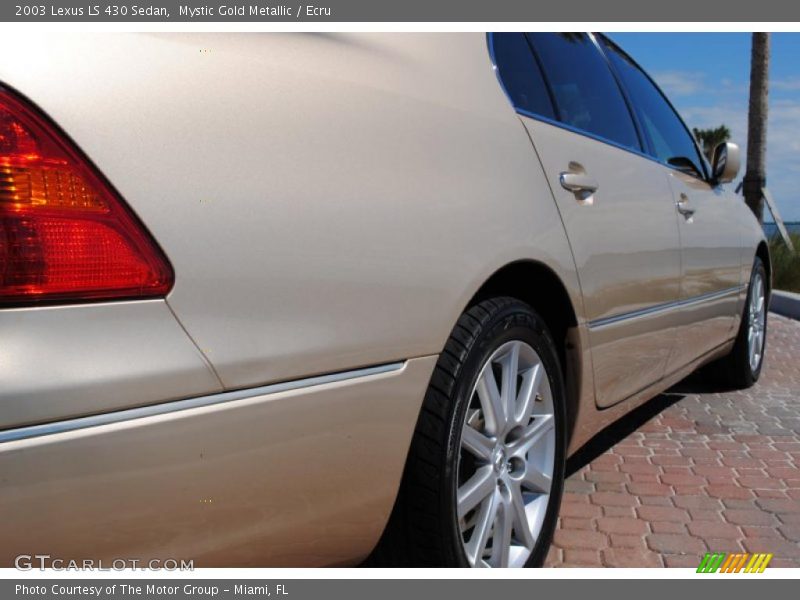 Mystic Gold Metallic / Ecru 2003 Lexus LS 430 Sedan