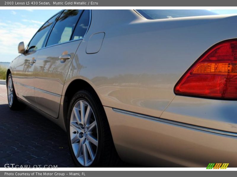 Mystic Gold Metallic / Ecru 2003 Lexus LS 430 Sedan