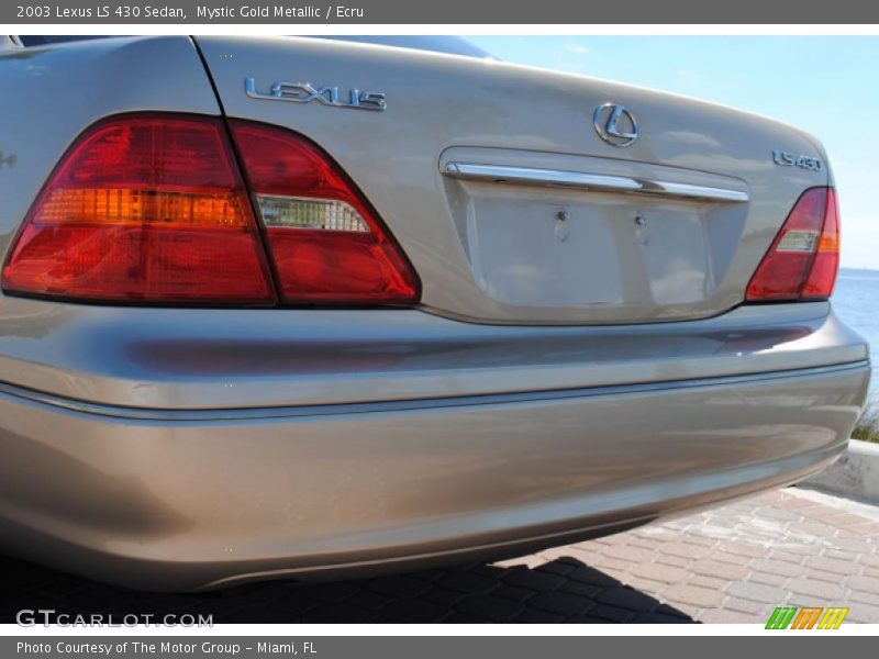 Mystic Gold Metallic / Ecru 2003 Lexus LS 430 Sedan