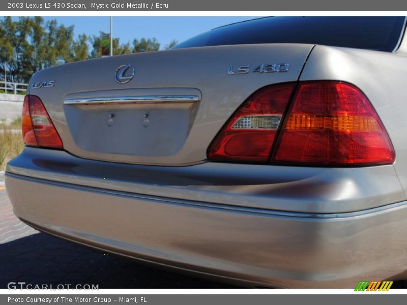 Mystic Gold Metallic / Ecru 2003 Lexus LS 430 Sedan