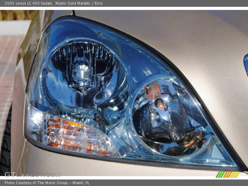 Mystic Gold Metallic / Ecru 2003 Lexus LS 430 Sedan