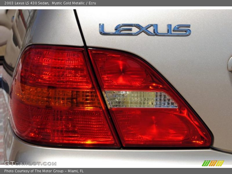 Mystic Gold Metallic / Ecru 2003 Lexus LS 430 Sedan