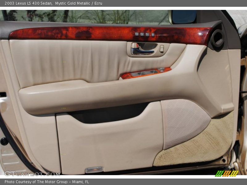 Mystic Gold Metallic / Ecru 2003 Lexus LS 430 Sedan