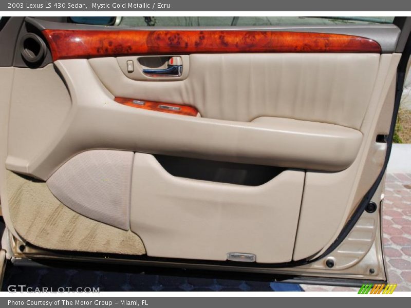 Mystic Gold Metallic / Ecru 2003 Lexus LS 430 Sedan
