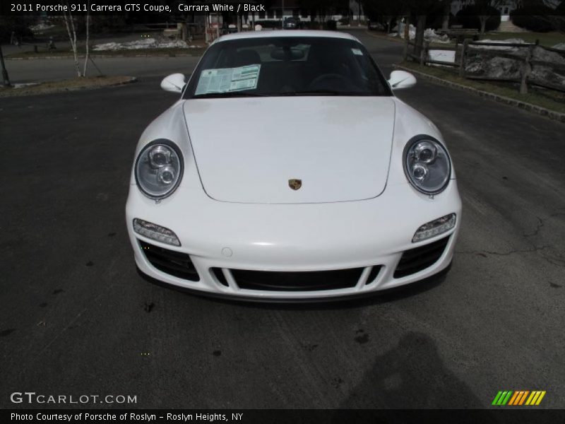 Carrara White / Black 2011 Porsche 911 Carrera GTS Coupe